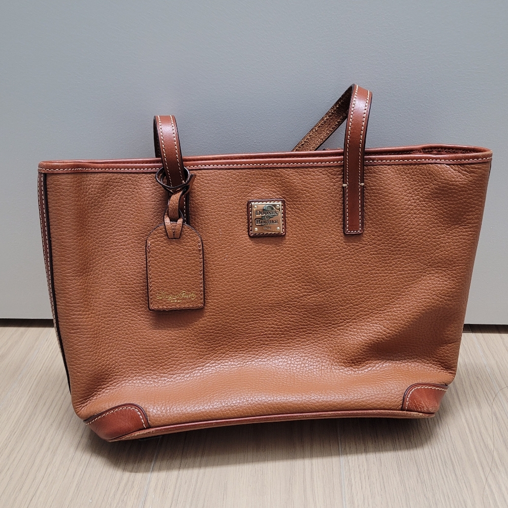 Dooney & Bourke Brown Leather Tote Bag